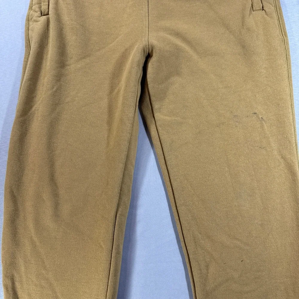 The North Face Heritage Patch Joggers Mens Small Brown Tan Fleece Sweatpants
